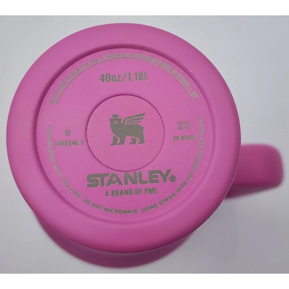 STANLEY 40oz Quencher H2.0 FlowState Tumbler Hot or Cold - Peony Pink